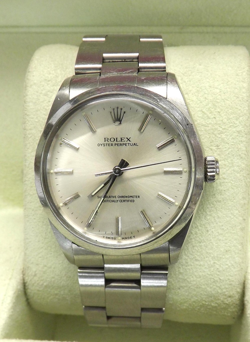 Rolex Oyster Perpetual Chronometer stainless steel gentleman's bracelet watch, ref. 1002, ser no. - Image 2 of 8