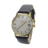 Omega Geneve automatic gold plated and stainless steel gentleman's wristwatch, circa 1970, the