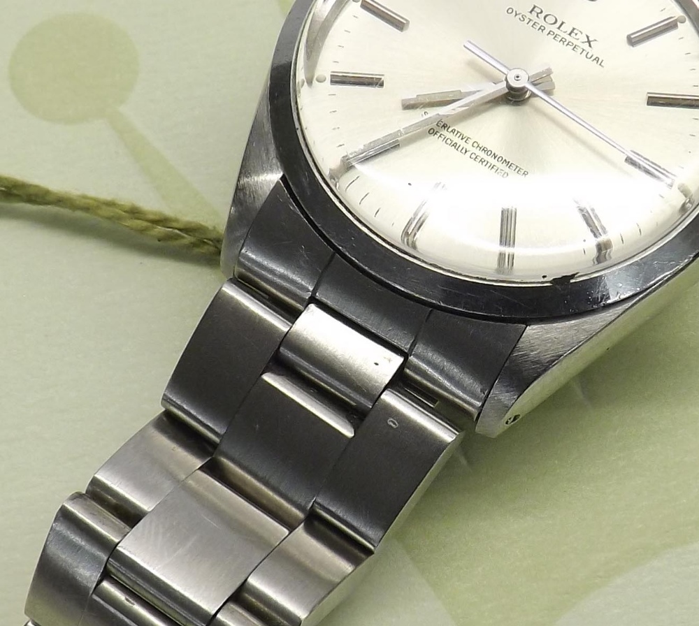 Rolex Oyster Perpetual Chronometer stainless steel gentleman's bracelet watch, ref. 1002, ser no. - Image 6 of 8