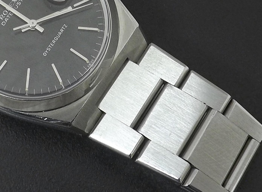 Rolex Datejust Oysterquartz stainless steel gentleman's bracelet watch, ref. 17000, ser. no. - Image 4 of 9