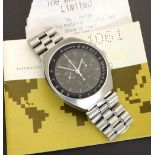 Omega Speedmaster Professional Mark II chronograph stainless steel gentleman's bracelet watch, circa