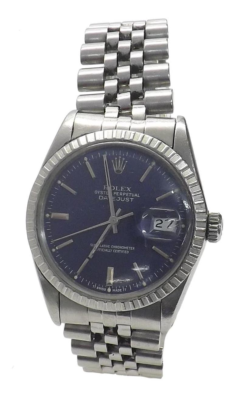 (Q2KDGV) Rolex Oyster Perpetual Datejust stainless steel gentleman's bracelet watch, ref. 16030, no.