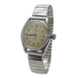 Rolex Oyster Royal stainless steel gentleman's wristwatch, ref. 6044, no. 740864, circa 1951, the
