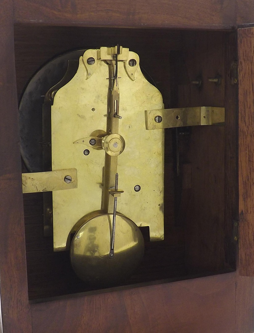Mahogany single fusee bracket clock, the 6" white convex dial signed James McCabe, Royal Exchange, - Image 2 of 2