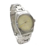 Rolex Oyster Royal mid-size stainless steel gentleman's bracelet watch, ref. 6244, ser. no.