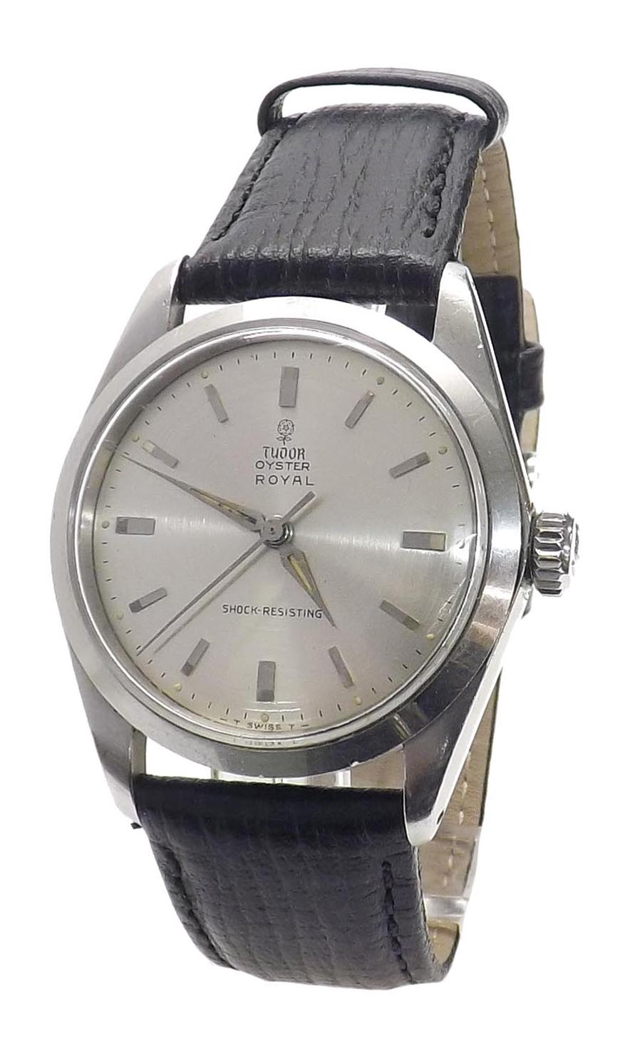 Tudor Oyster Royal stainless steel gentleman's wristwatch, ref. 7934, no. 473315, circa 1973, the