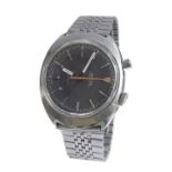 Omega Geneve Chronostop Drivers stainless steel gentleman's bracelet watch, circa 1967, ref. 145.