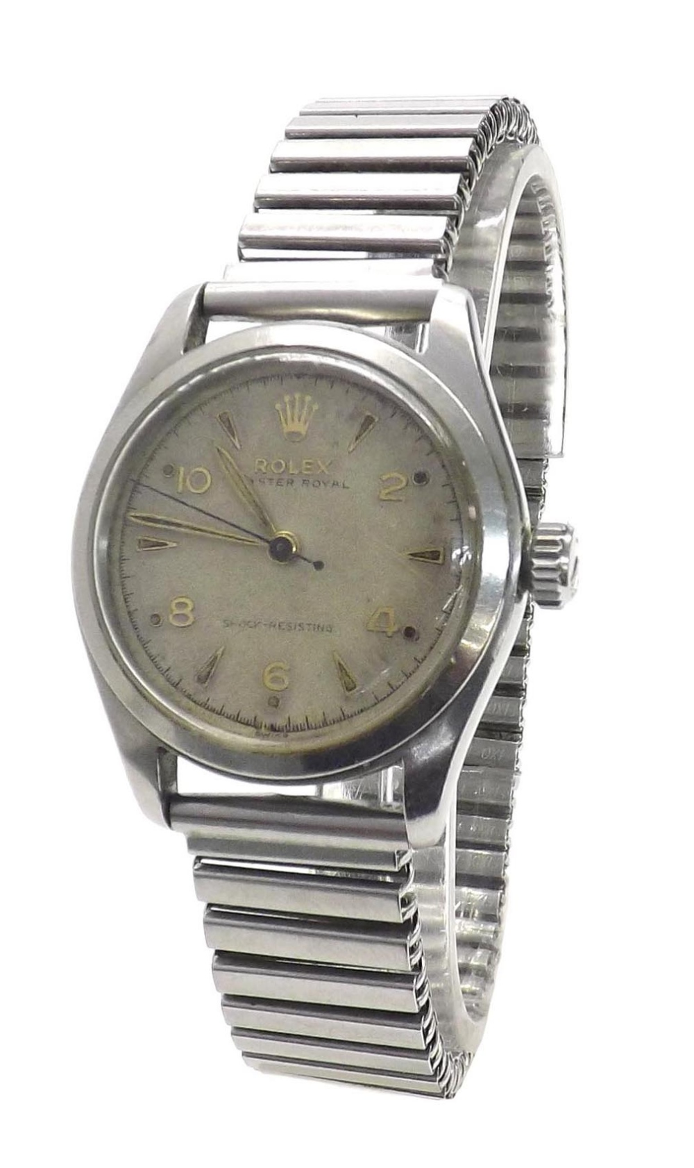 Rolex Oyster Royal stainless steel gentleman's wristwatch, ref. 832030, the circular dial with