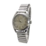 Rolex Oyster Royal stainless steel gentleman's wristwatch, ref. 832030, the circular dial with