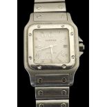 Cartier Santos automatic stainless steel gentleman's bracelet watch, ref. 2319, case no. 455522CD,