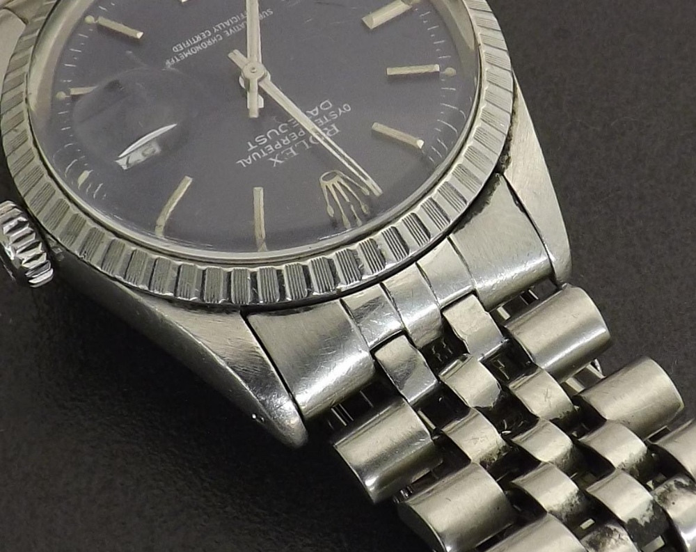 (Q2KDGV) Rolex Oyster Perpetual Datejust stainless steel gentleman's bracelet watch, ref. 16030, no. - Image 6 of 7