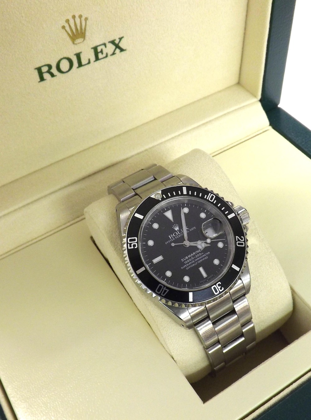 Rolex Oyster Perpetual Date Submariner stainless steel gentleman's bracelet watch, ref. 16610, - Image 2 of 8