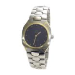 Omega Seamaster Polaris multi-function stainless steel and gold gentleman's bracelet watch, ref. 386