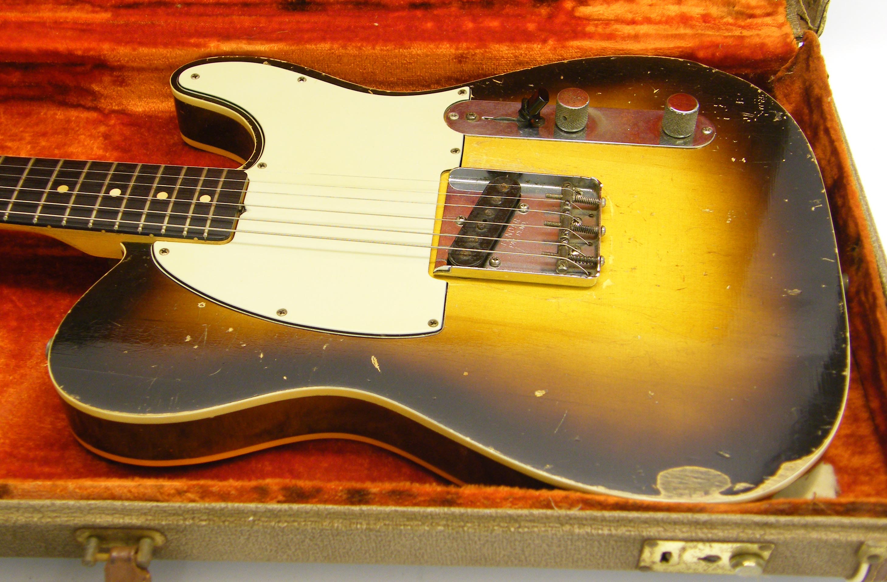 1960 Fender Custom Esquire electric guitar, made in USA, ser. no. 54146, sunburst finish with - Image 3 of 8