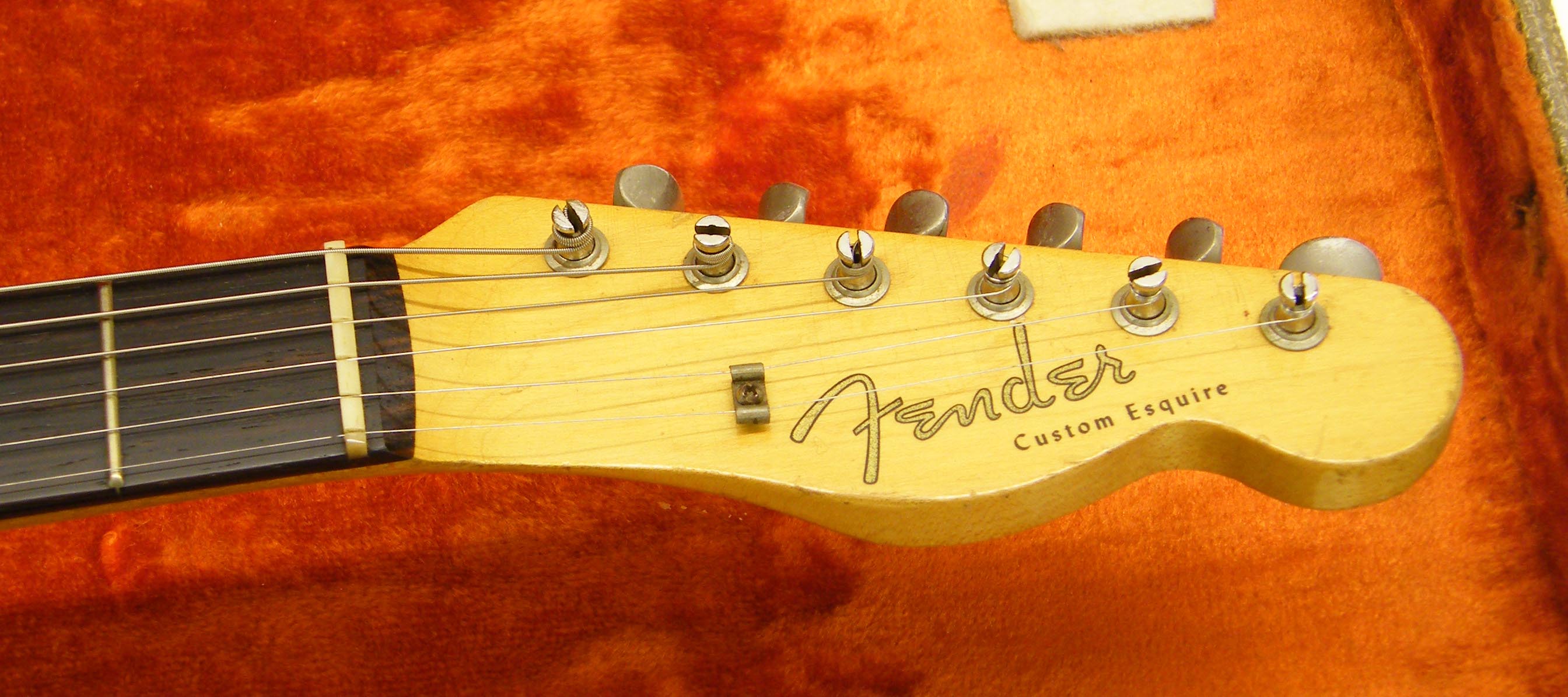 1960 Fender Custom Esquire electric guitar, made in USA, ser. no. 54146, sunburst finish with - Image 5 of 8