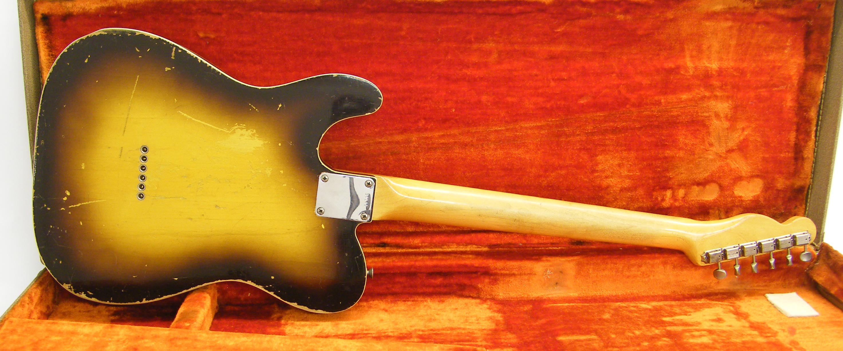 1960 Fender Custom Esquire electric guitar, made in USA, ser. no. 54146, sunburst finish with - Image 2 of 8