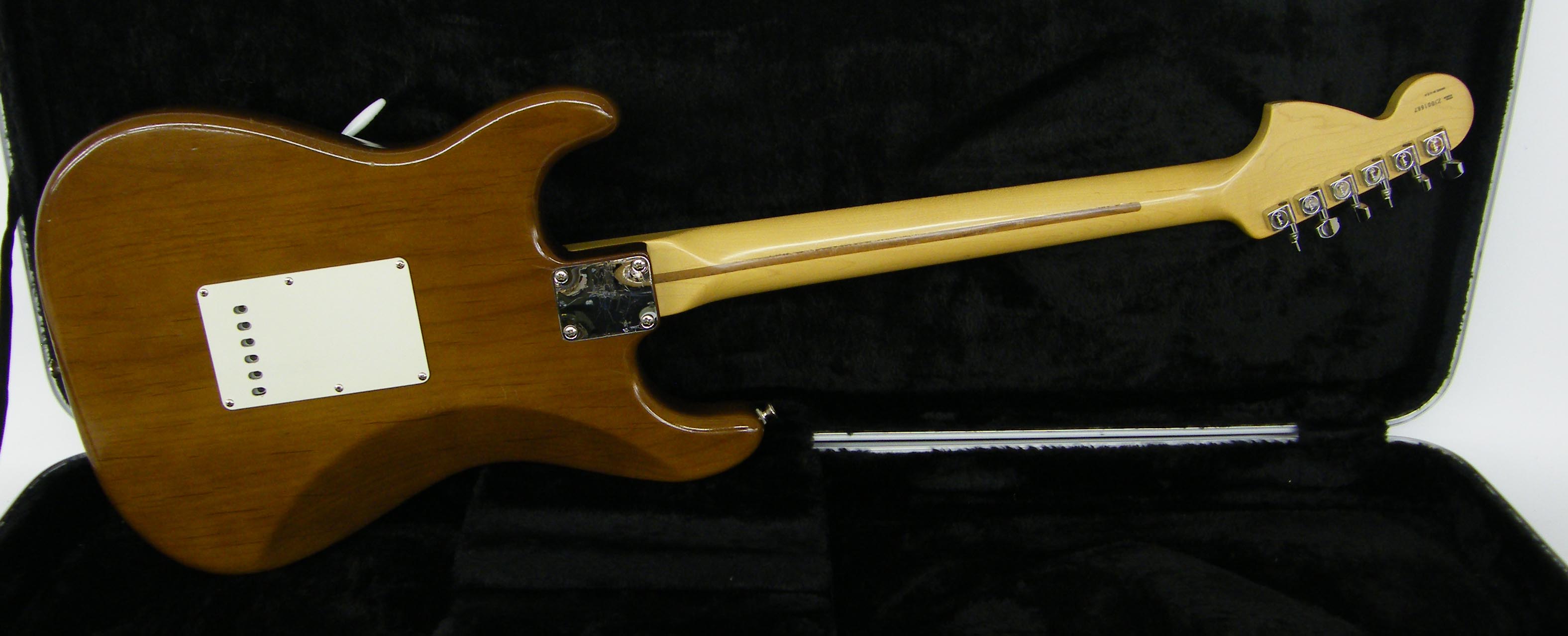 2003 Fender Stratocaster electric guitar, made in USA, ser. no. Z3001667, walnut finish with various - Image 2 of 2