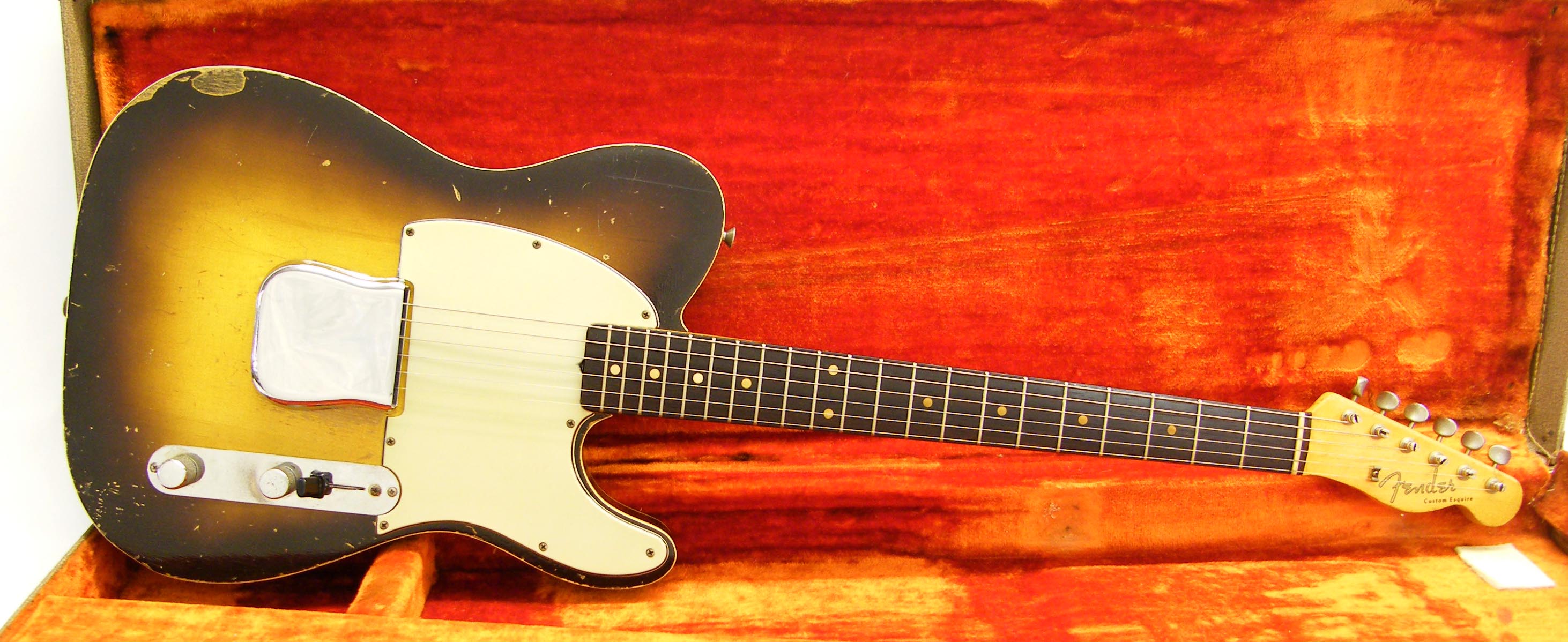 1960 Fender Custom Esquire electric guitar, made in USA, ser. no. 54146, sunburst finish with