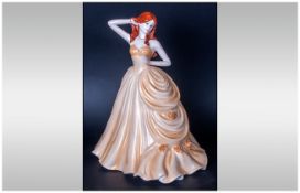 Coalport - Hand Painted Ltd Edition and Numbered Figurine of The Year 2009 ' Ella ' No.690. Height