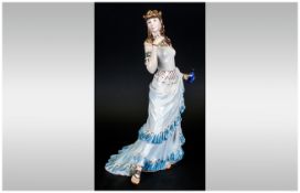 Coalport Ltd and Numbered Edition Figure, Num.513. ' Aida '. From The Opera Heroines Collection.