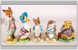 Beswick Beatrix Potter Figures ( 5 ) In Total. 1/ Johny Town Mouse, BP2B. Beswick Num.1276 Height