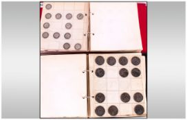 Two Vintage Coin Albums Containing a Large Mixture of Pre 1947 and 1920 Silver Coins and 1950's. +