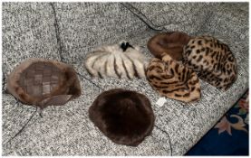 Collection Of Various Fur Hats