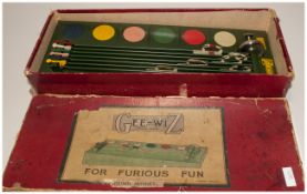 Gee Wiz For Furious Fun Grey Hound Race Track Game, in original box.