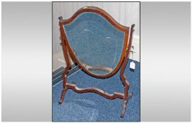 Mahogany Dressing Table Mirror. 25'' High