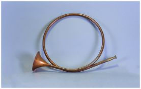 Copper French Hunting Horn