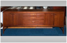 Teak Sideboard G plan Style, 3 drawers to centre with storage cupboard to either side. 84 inches