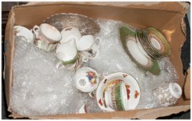 Box Of Various Tea Sets