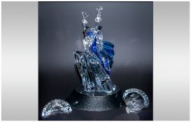 Swarovski Annual Edition 2002 Signed Cut Crystal Figure 'The Magic Of Dance'  'Isadora' designer Adi