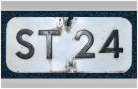 Locomotive Railway Interest, Comprising An Aluminium Stockport 24 Signal Plate