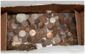 Box Lot Of Various Coins