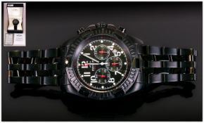 Rotary Gents Watch Aquaspeed Chronograph ( 12965 ) AGB0004/4/c/19 Black ion plated steel.