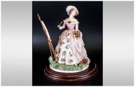 Royal Worcester Ltd and Numbered Edition Figurine Num.2474-2500 ' Painting ' The Graceful Arts