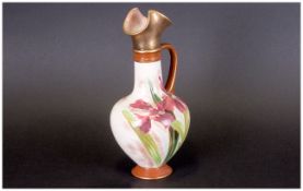 Royal Doulton Fine & Stylish Art Nouveau Single Handle Jug Circa 1900. Stands 8.25'' in height.