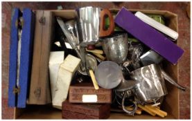 Box of Collectables and metalware