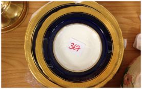 Aynsley Plates and Carlton Ware Salad Bowl.