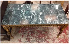 Marble Topped Coffee Table