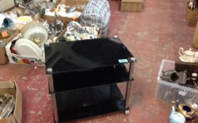 Black Gloss TV Stand