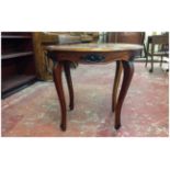 Mahogany Occasional Table