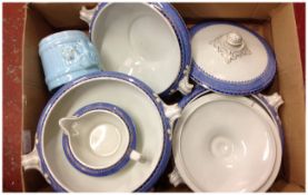 Set of Four Staffordshire Tureens and Lids.