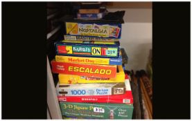 Collection of Boxed Games and Jigsaws