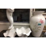 Tall Vase and Ceramic Planter