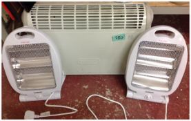 Three Portable Electric Heaters.