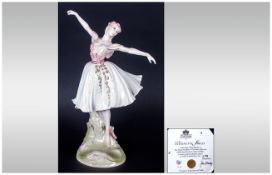 Coalport - Ltd Edition Bone China Figure ' Dame Antoinette Sibley ' As Titania CW.314. Sculpter J