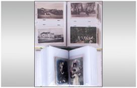 Vintage Postcard Album, Comprises over 280 Postcards and Silks of Interest.