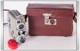 Eumig C3 Vintage 8mm Cine - Camera, Introduced In 1954, It Is Equipped with Lens Eumigon 1;1.9 -